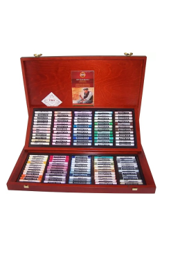Estojo Madeira Giz Pastel Seco C/120 8539 Koh-i-noor